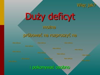 Więc jak? Duży deficyt można  próbować na rozproszyć na Małe deficyty Małe deficyty Małe deficyty Małe deficyty Małe deficyty Małe deficyty Małe deficyty Małe deficyty Małe deficyty Małe deficyty Małe deficyty Małe deficyty Małe deficyty Małe deficyty Małe deficyty Małe deficyty i pokonywać osobno 