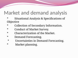 Market and demand analysis in project management unit 2 | PPTX