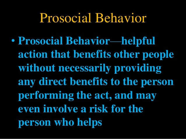 prosocial behaviour prosocial behavior