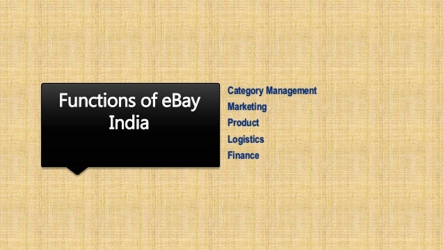Overview Of Ebay Inc