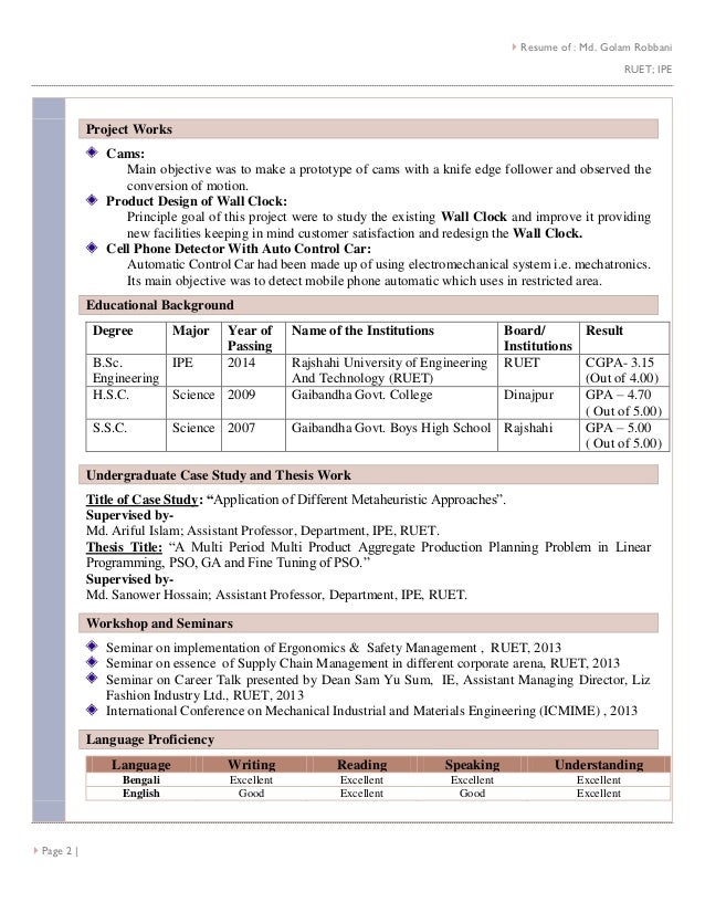 Curriculum vitae dissertation