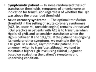 blood component therapy | PPTX
