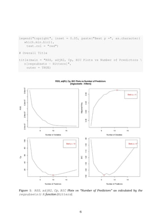 Linear Model Selection and Regularization (Article 6 - Practical ...