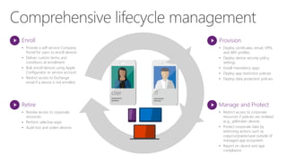 Microsoft Cloud Device Management comparisions | PDF