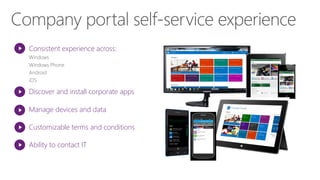 Microsoft Cloud Device Management comparisions | PDF