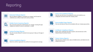 Microsoft Cloud Device Management comparisions | PDF