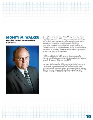 19
Founder, Former Vice President,
Consultant
MONTY M. WALKER
 