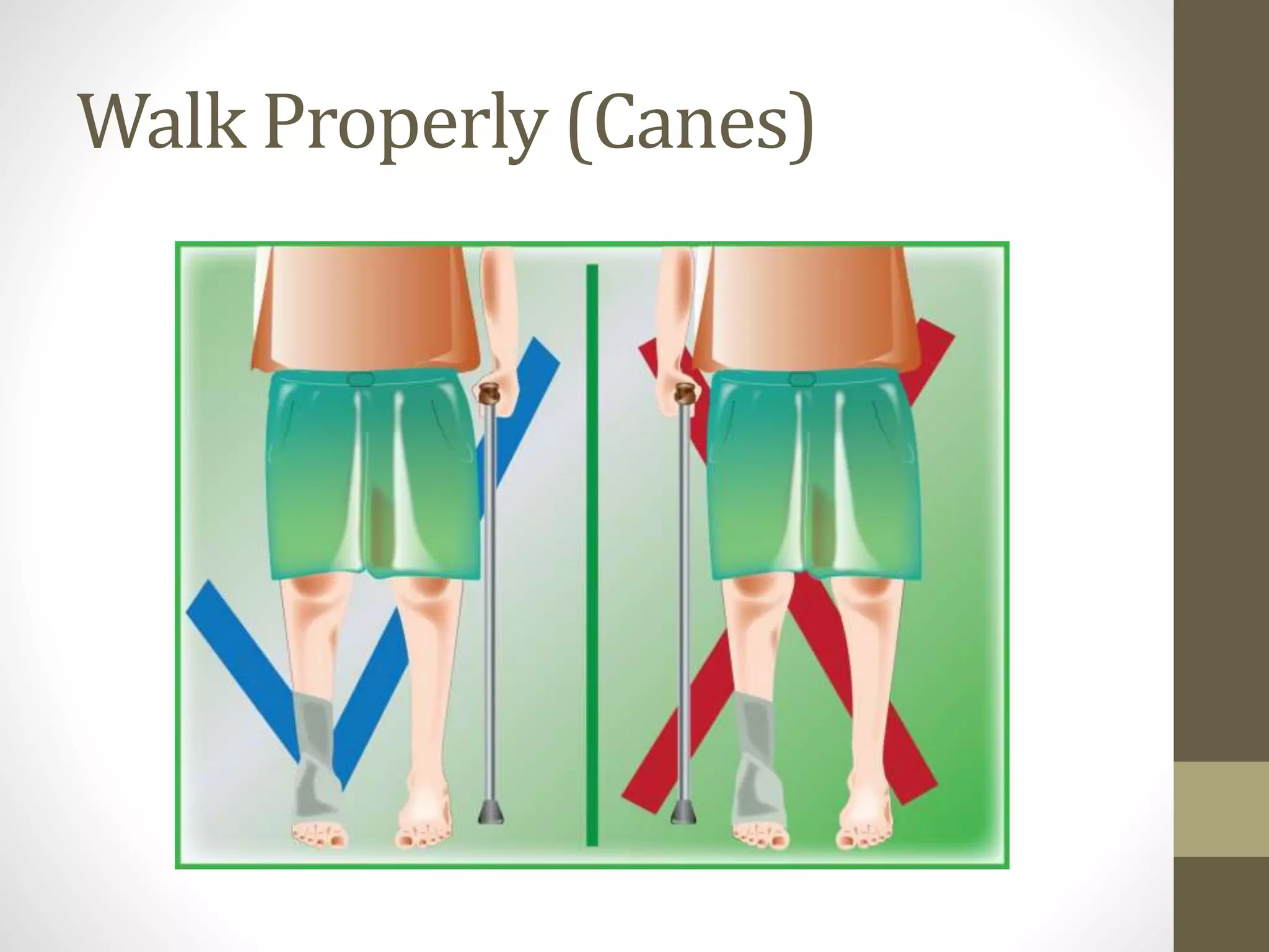 Walk Properly (Canes)
 