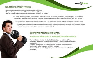 target fitness presentation (1) | PDF
