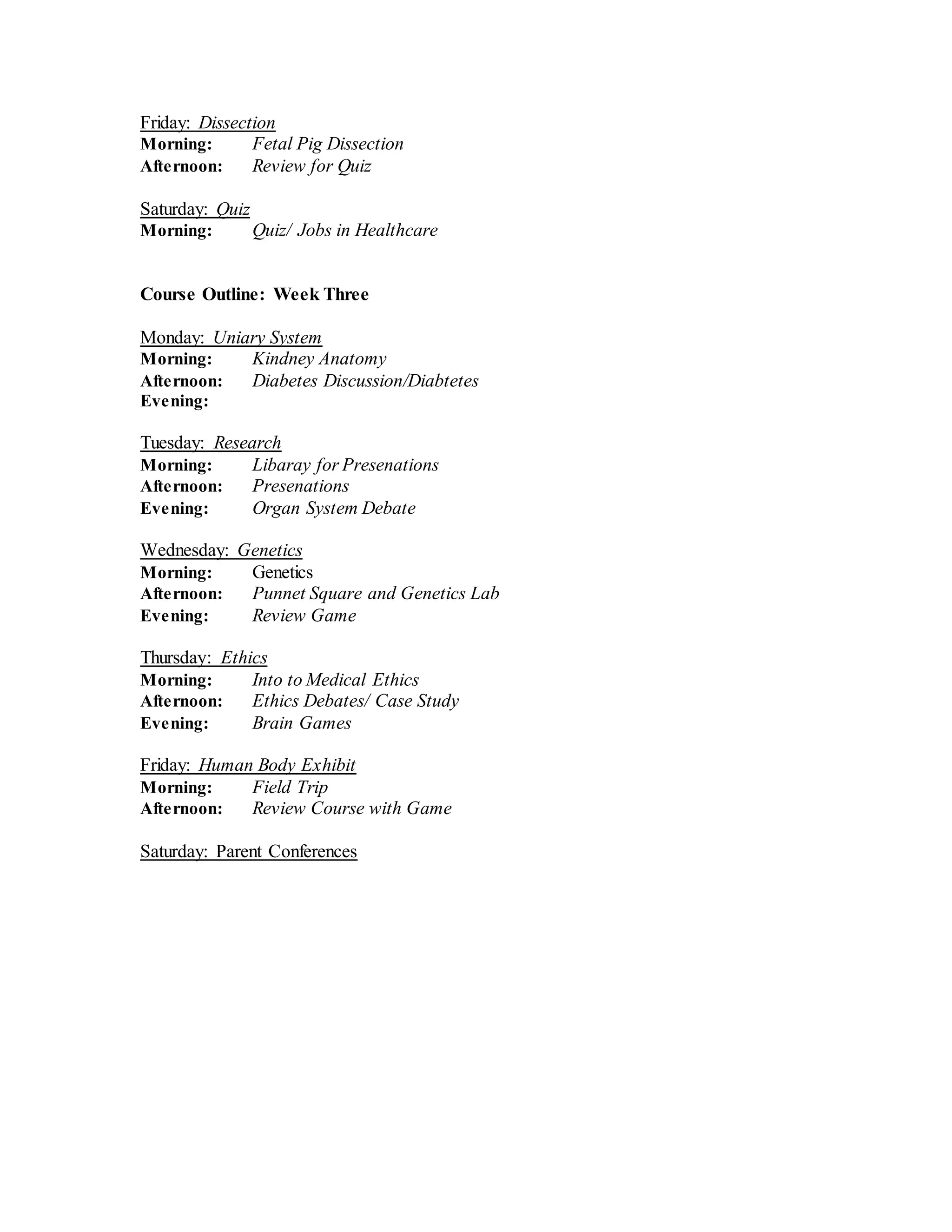 Course Syllabus Duke TIP PDF