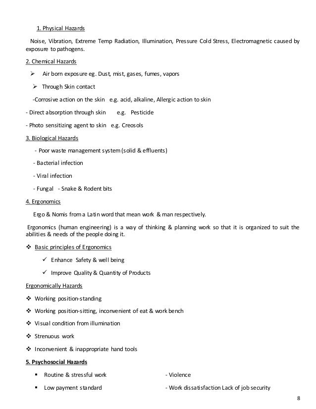 ohs training manual