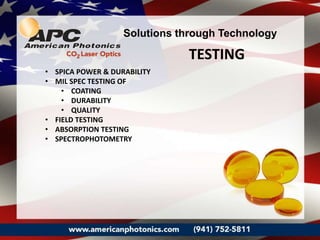 APC Corporative Presentation | PPTX