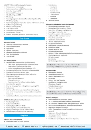 Risk Based Approach to Anti Money Laundering and Counter Terrorist ...
