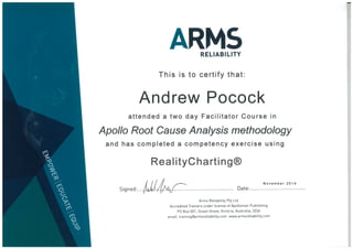 Apollo Root Cause Analysis - Andrew Pocock