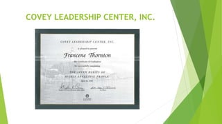 COVEY LEADERSHIP CENTER, INC.
 
