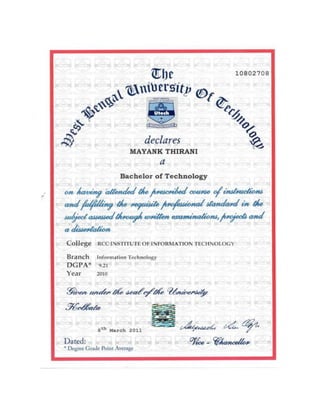 MayankThirani_Certificates_Marksheets