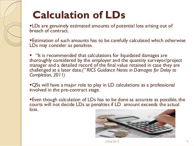 Commercial and Legal Aspects of Liquidated Damages and ...
