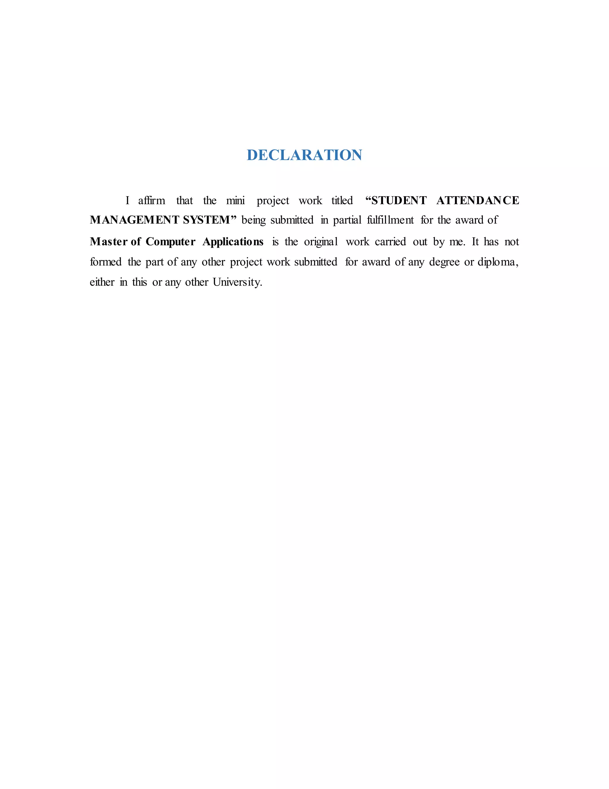 Attendance Management Report 2016 | DOCX | Computing | Technology ...