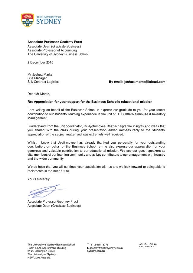 How A Business Letter Looks Like How A Business Letter Looks Like