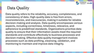 Ensuring Data Quality and Integrity in Data Warehousing and Mining | PDF