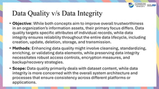 Ensuring Data Quality and Integrity in Data Warehousing and Mining | PDF