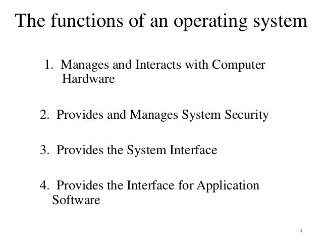 Bca i-fundamental of computer-u-3-functions operating systems