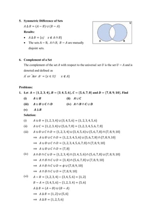An Introduction to Basic Set Theory to Students | PDF