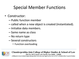 College Initialization OPPS using C++ | PDF