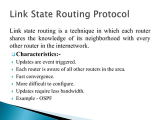Routing Protocols | PPTX