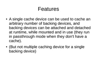 Bcache and Aerospike | ODP