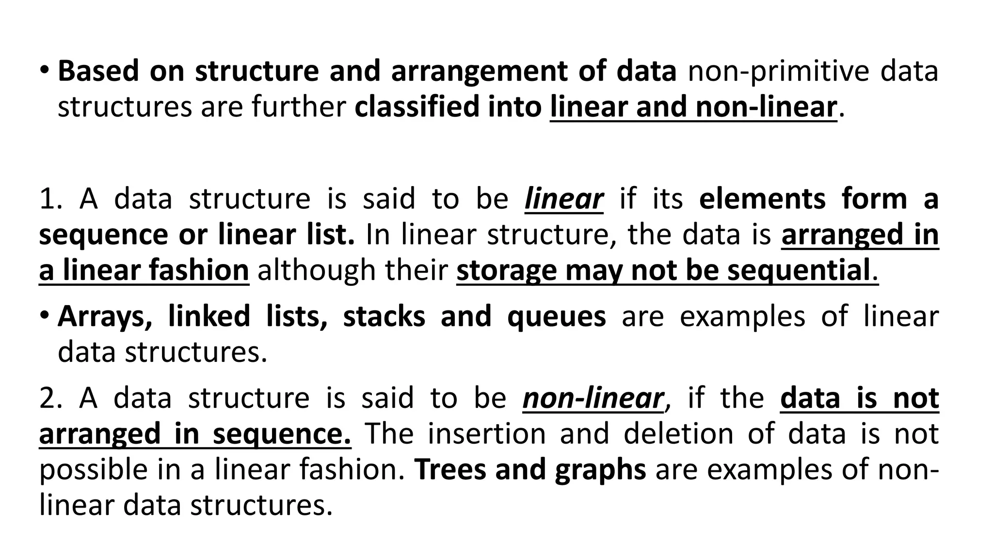 BCA DATA STRUCTURES INTRODUCTION AND OVERVIEW SOWMYA JYOTHI | PDF ...