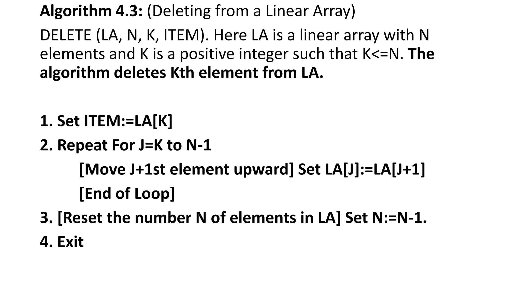 BCA DATA STRUCTURES LINEAR ARRAYS MRS.SOWMYA JYOTHI | PDF | Programming ...