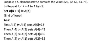 BCA DATA STRUCTURES LINEAR ARRAYS MRS.SOWMYA JYOTHI | PDF | Programming ...