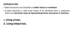 BCA DATA STRUCTURES LINEAR ARRAYS MRS.SOWMYA JYOTHI | PDF | Programming ...