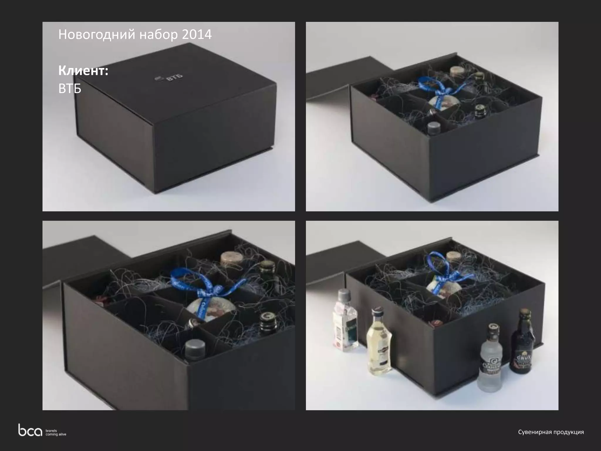 Сувенирная продукция 
Новогодний набор 2014 
Клиент: 
ВТБ 
 