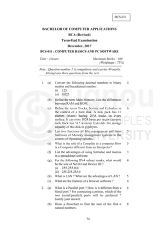 Bca Programme Include Bca programme guide crc july 2021 | PDF