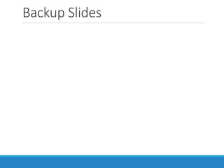 Backup Slides
 