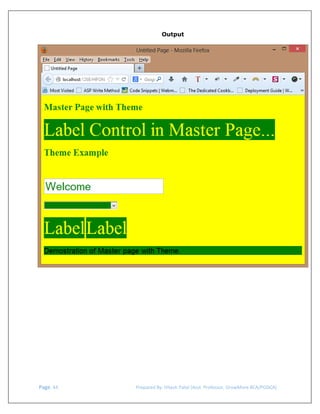  
Output

 
 

 Page. 44                                                                  Prepared By: Hitesh Patel (Asst. Professor, GrowMore BCA/PGDCA) 

 

 