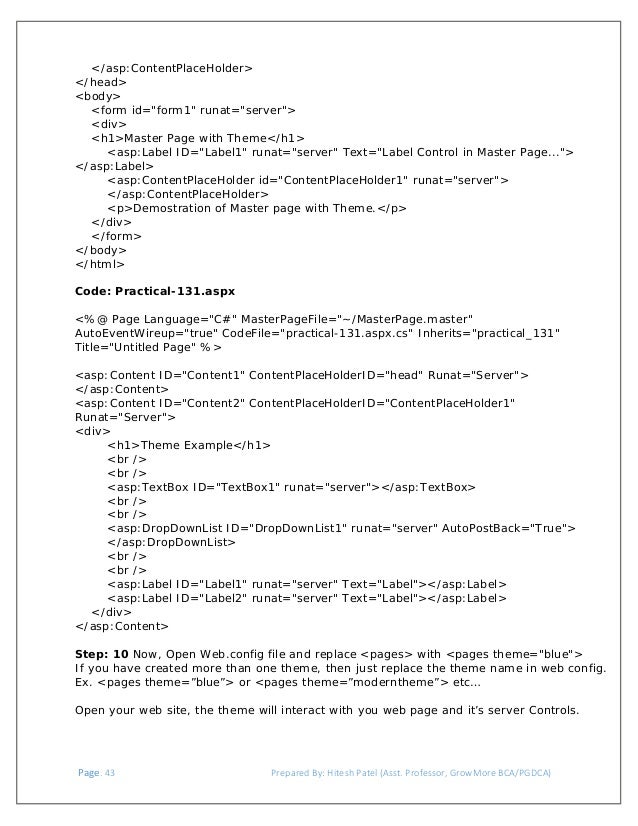 Asp Net C# Pdf Asp Net C# Pdf