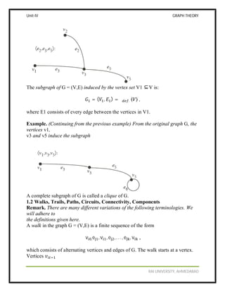 BCA_Semester-II-Discrete Mathematics_unit-iv Graph theory | PDF ...