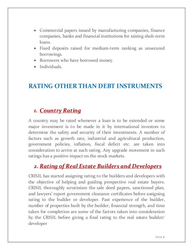 Commercial papers are short-term unsecured borrowings by