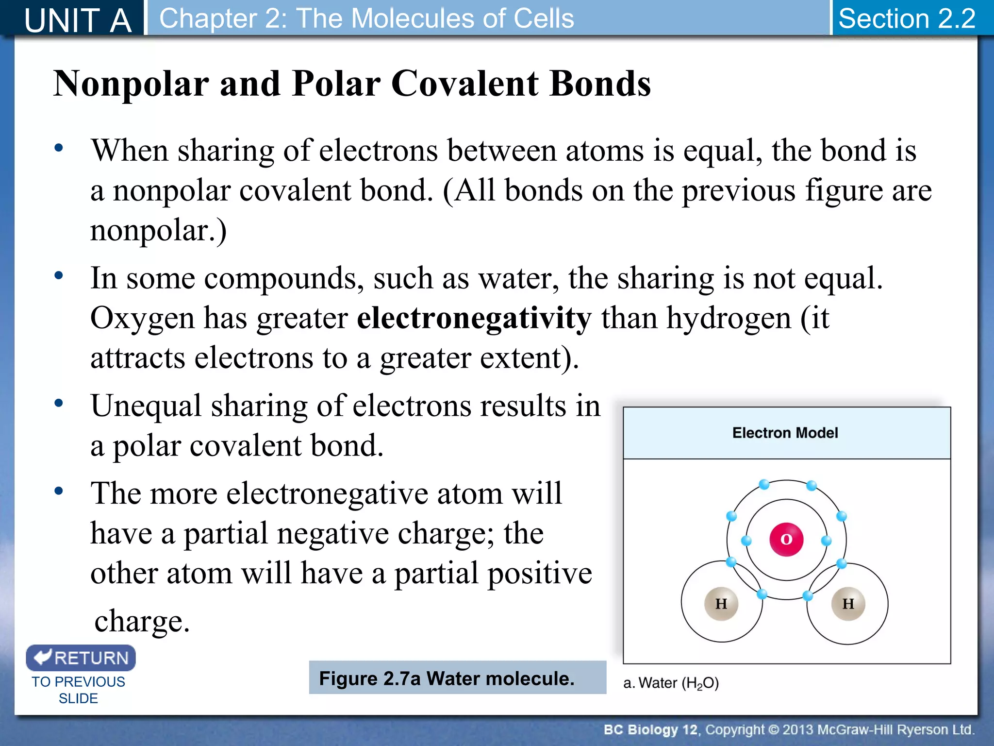 Biology 12 - Basic Chemistry - Section 2-1 and 2-2 | PPT