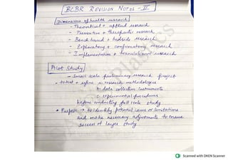 BCBR Basic Course in Biomedical  Research exam notes for studying before exam easily 