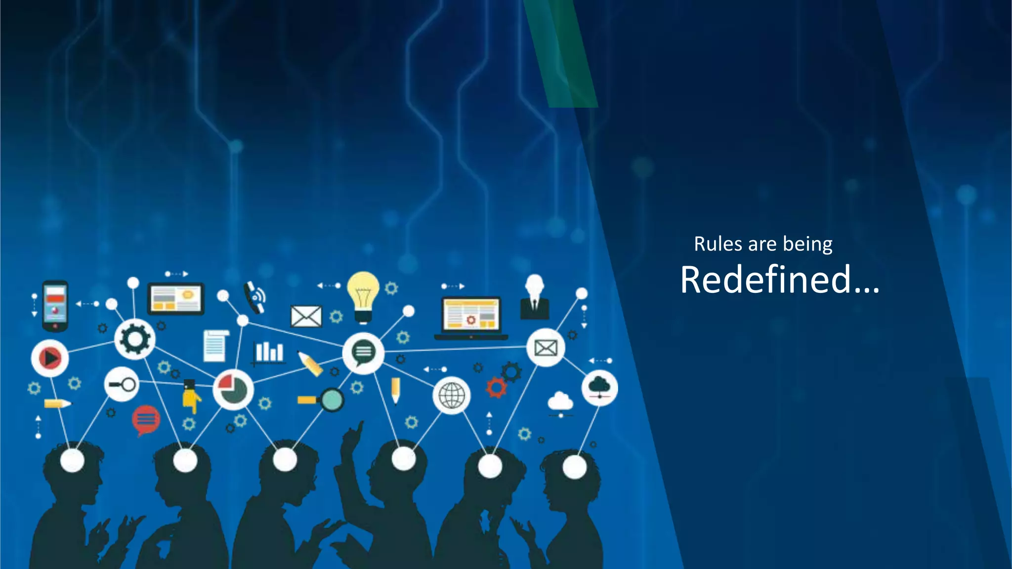 Redefined…
Rules are being
 