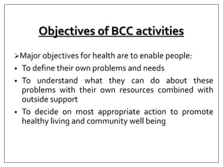 bcc in medical education and nursing education | PPTX