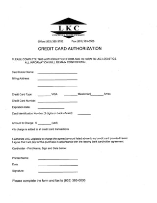 logistics sales packet