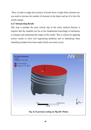 DESIGN AND ANALYSIS OF COMPOSITE PISTON BY USING SOFTWARE | PDF