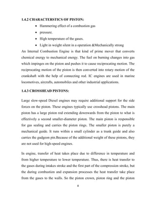 DESIGN AND ANALYSIS OF COMPOSITE PISTON BY USING SOFTWARE | PDF