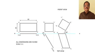 Rectangular Equiangular Projection Projection of rectangular Plane | PPTX