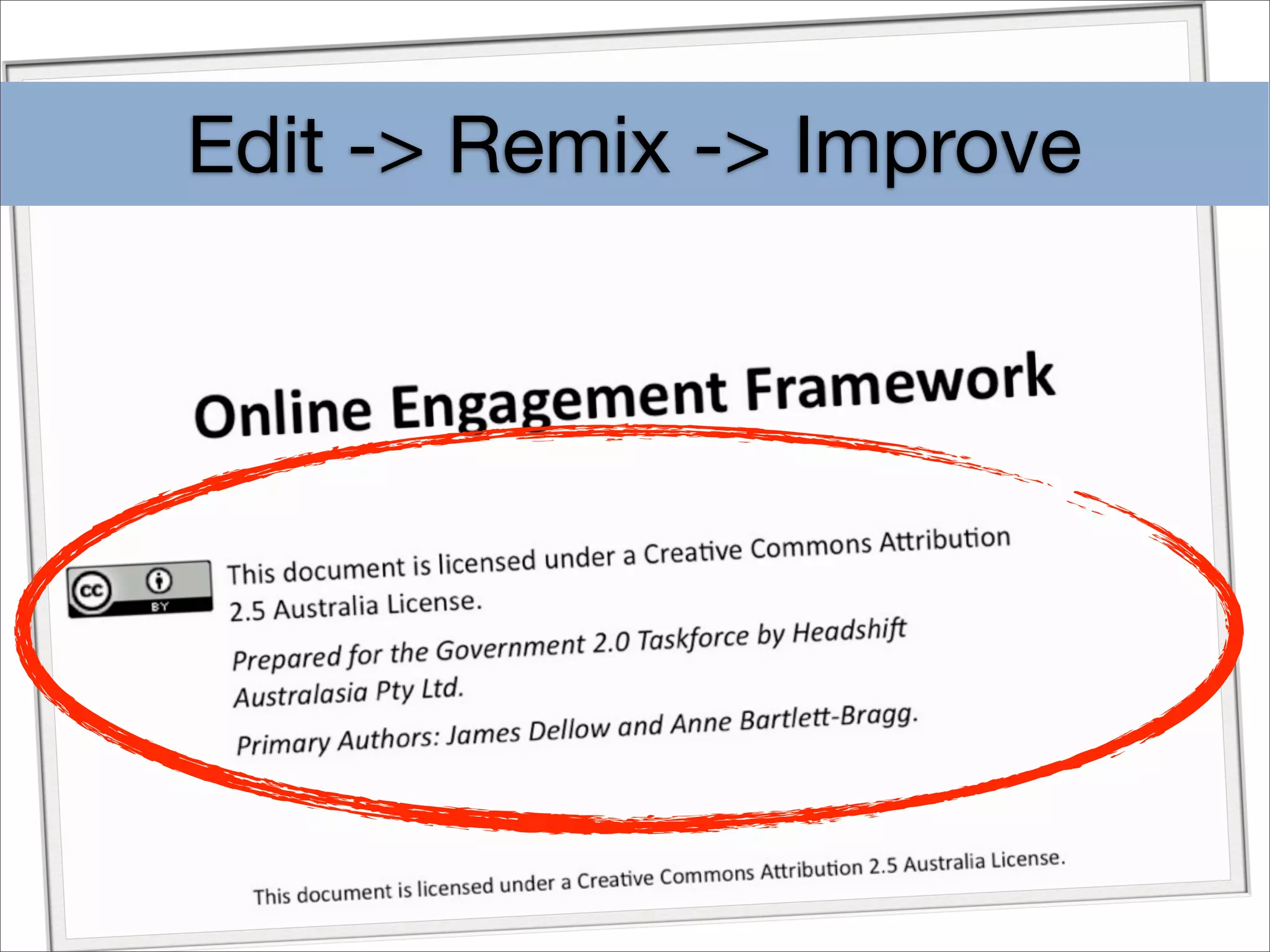 Edit -> Remix -> Improve
 